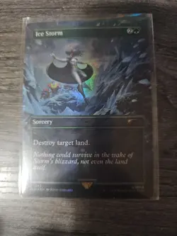 MTG Magic the Gathering Secret Lair x Marvel NM Foil Ice Storm (#1745) - Image 1