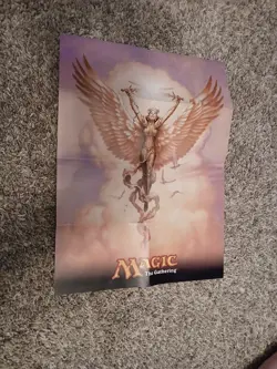 Magic The Gathering "Angel of Light" Vintage 1999 Poster Starter Set Mtg Insert - Image 2