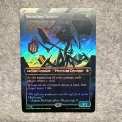 1x Scrawling Crawler - Foil - Borderless Light Play MTG Magic - Kid Icarus - - Image 1