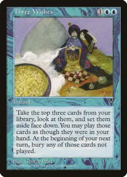 Three Wishes [Visions] Magic MTG - Image 1