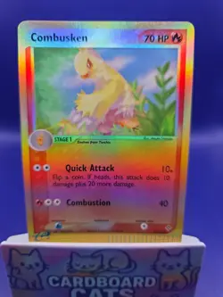 Combusken 25/97 English Reverse Holo Pokemon Ex Dragon 2003 E Series - Image 1