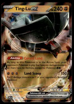 Pokemon TCG Paldea Evolved #127/193 Ting-Lu ex NM - Image 1