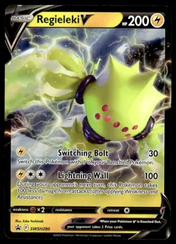 Pokemon TCG SV Promos #SWSH280 Regieleki V NM - Image 1
