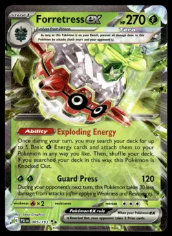 Pokemon TCG Paldea Evolved #005/193 Forretress ex - Image 1