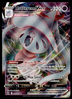 Pokemon TCG Crown Zenith #066/159 Hatterene VMAX Holo - Image 1