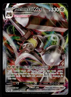 Pokemon TCG Pokemon GO #048/071 Melmetal VMAX - Image 1
