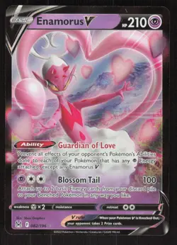 Pokemon TCG SWSH11: Lost Origin #082/196 Enamorus V NM - Image 1