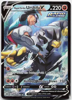 Rapid Strike Urshifu V TG20/TG30 Holo Brilliant Stars Trainer Gallery Pokemon NM - Image 1