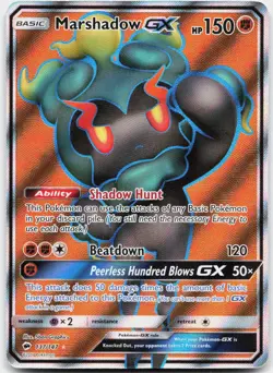 Marshadow GX 137/147 Ultra Rare Burning Shadows Pokemon Near Mint - Image 1