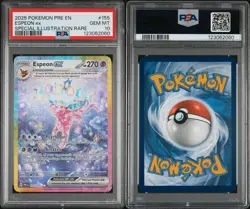Espeon EX Sir 155/131 Prismatic Evolutions 2025 Pokemon PSA 10 Gem Mint - Image 3
