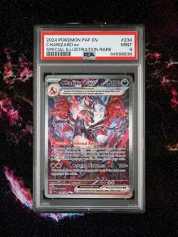 Pokemon TCG Paldean Fates Charizard EX SIR 234/091 PSA 9 - Image 1