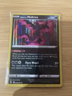 Galarian Moltres - 093/203 - Evolving Skies - Reverse Holo - Image 1