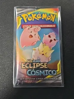 Pokemon Cosmic Eclipse Booster Pack Spanish Factory Sealed - Image 1