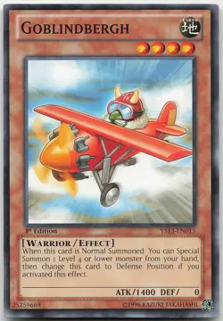 Goblindbergh YS13-EN015 1st Edition NM Yugioh - Image 1
