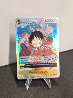 One Piece Monkey D Luffy OP07-109 500 Years In The Future English ERROR MISPRINT - Image 1