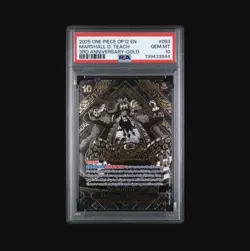 2025 ONE PIECE OP12-LEGACY OF THE MASTER #093 MARSHALL D. TEACH PSA 10 - Image 1