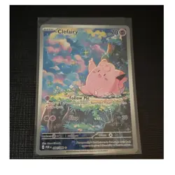 Pokemon SV09 Perfect Order Clefairy 094/088 Illustration Rare Holo Card - Image 1