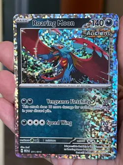 POKEMON ROARING MOON 011/015 PROMO MCDONALDS CONFETTI HOLOFOIL NM CARD - Image 1