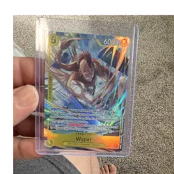 One Piece CCG Wyper OP15-114 Holo Character Card Standard Size 6000 Power - Image 1