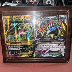 Pokemon JUMBO/Oversized Card Mega M Rayquaza EX & MMetagross Full Art XY 98/98 - Image 1