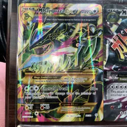 Pokemon JUMBO/Oversized Card Mega M Rayquaza EX & MMetagross Full Art XY 98/98 - Image 3