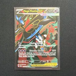 Pokemon card TCG Mega Evolution Chaos Rising: Mega Floette ex 101/086 Ultra Rare - Image 1