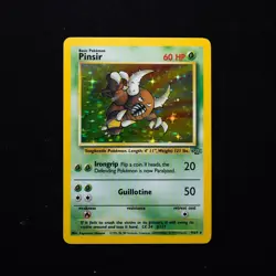 Pinsir 9/64 LP/NM Jungle Holo Rare Vintage Pokemon TCG Card WOTC 1999 - Image 1