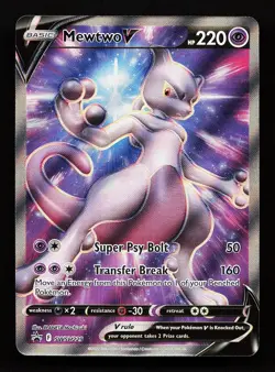 Mewtwo V SWSH229 Promo Sword & Shield Promo Pokemon Card - Image 1