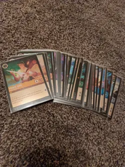 Disney Lorcana Wilds Unknown Foil Card Bundle X36 Cards No Duplicates - Image 1
