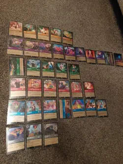 Disney Lorcana Wilds Unknown Foil Card Bundle X36 Cards No Duplicates - Image 2