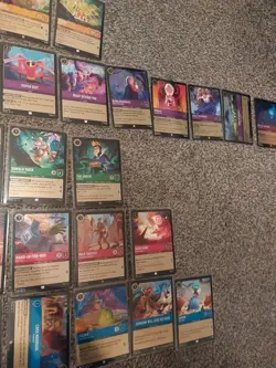 Disney Lorcana Wilds Unknown Foil Card Bundle X36 Cards No Duplicates - Image 5
