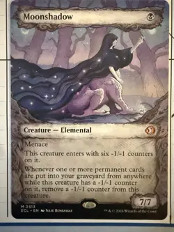 MTG Magic The Gathering - Moonshadow - ECL (#313) Borderless NM - Image 1