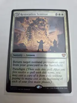 mtg, Restoration Seminar Secrets of Strixhaven Foil NM - Image 1