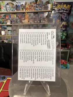 2000 Pokemon Dunkin Boomer Charizard Sticker #6 LOW POP RARE!! 🔥 - Image 2