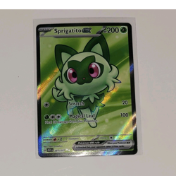 Sprigatito ex 251/217 Full Art Ultra Rare Ascended Heroes Pokemon TCG NM - Image 2