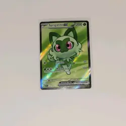 Sprigatito ex 251/217 Full Art Ultra Rare Ascended Heroes Pokemon TCG NM - Image 3