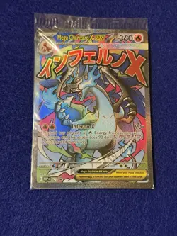 Mega Charizard X EX 023 Sealed Pokemon Promo Card NM Full Art - Image 1