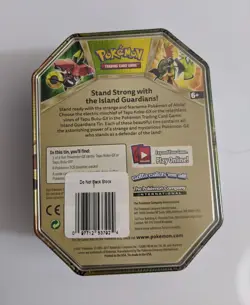 Pokemon Tapu Koko GX Island Guardians 2017 Tin, Factory Sealed TCG - Image 2