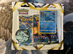Pokemon "Silver Tempest" Sealed Booster 3-Pack X1 - Image 1