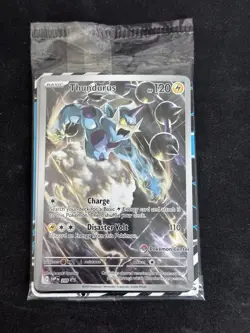 Thundurus 209 Black Star Pokemon Center Exclusive Promo ETB Black Bolt SEALED - Image 1