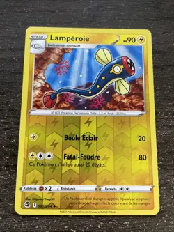 LAMPEROIE REVERSE - POKEMON 060/196 EB08 POING DE FUSION NEUF FR - Image 1