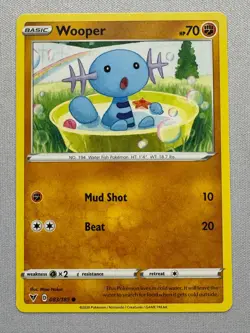 Wooper 083/185 Common Vivid Voltage Pokemon Near Mint - Image 1