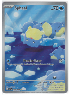 Pokemon Spheal Surging Sparks SSP #199/191 Illustration Rare Holo NM HOT!!! - Image 1