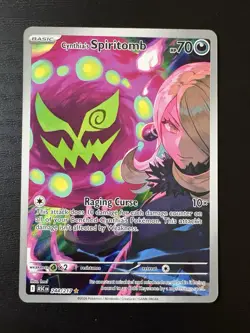 Pokemon TCG Cynthia's Spiritomb 244/217 Illustration Rare Ascended Heroes NM - Image 1