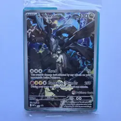 Pokemon Center Exclusive N's Zekrom 031 Mega Evolution Black Star Promo, SEALED! - Image 1