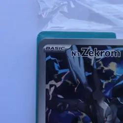 Pokemon Center Exclusive N's Zekrom 031 Mega Evolution Black Star Promo, SEALED! - Image 5