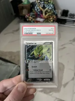 2004 Tyranitar EX Holo Pop Series 1 #17 PSA 4 VG-EX Very Good Excellent Pokemon - Image 1
