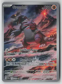 Groudon 199/182 Illustration Rare Paradox Rift Near Mint - Image 1