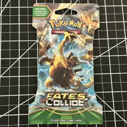 Pokemon TCG XY Fates Collide Lugia Cover Sleeved Booster Pack SEALED - Image 1