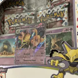 Pokemon Scarlet & Violet 151 Alakazam ex Promo Booster Collection Box English - Image 2